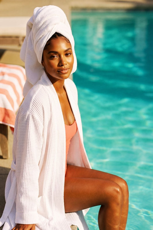 Waffle Robe — Cotton/Bamboo Blend