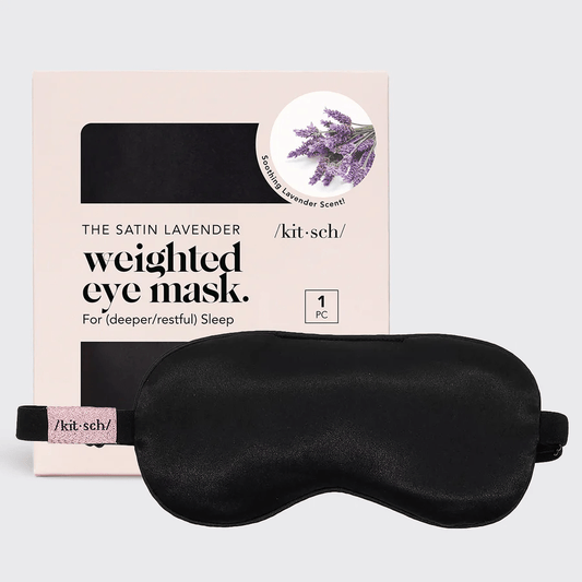 Kitsch Lavender Scented Satin Weighted Eye Mask