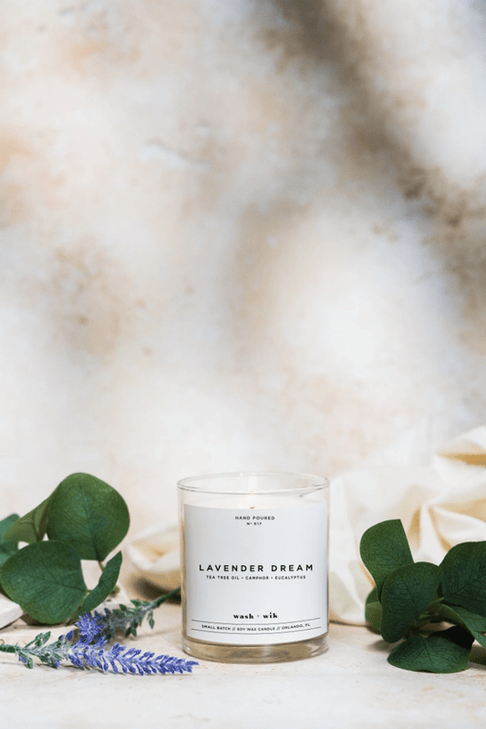 Lavender Dream Soy Candle — Lavender, Tea Tree & Eucalyptus
