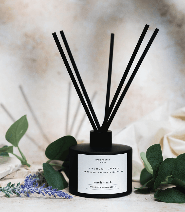 Lavender + Tea Tree Reed Diffuser + Matte
