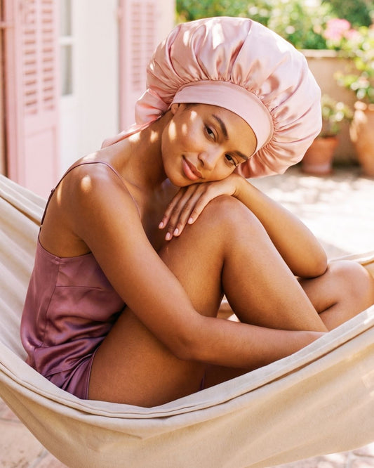 Kitsch Oversized Satin Bonnet