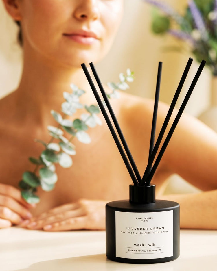 Relax + Unwind Reed Diffuser — Eucalyptus, Peppermint & Juniper