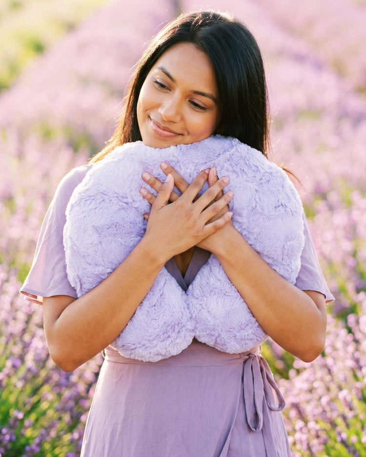 Lavender Spa Neck Pillow — Lavender Cloud Lilac