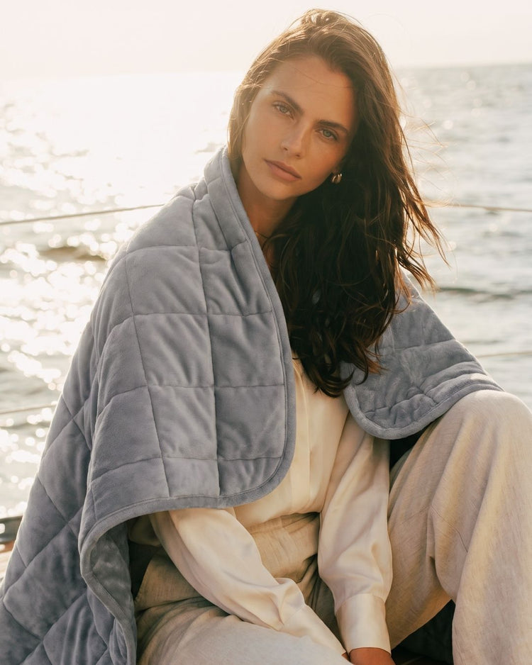 Weighted Body Pod – Wearable Cotton Pressure Blanket