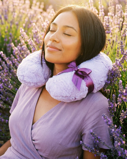Lavender Spa Neck Pillow — Lavender Cloud Lilac