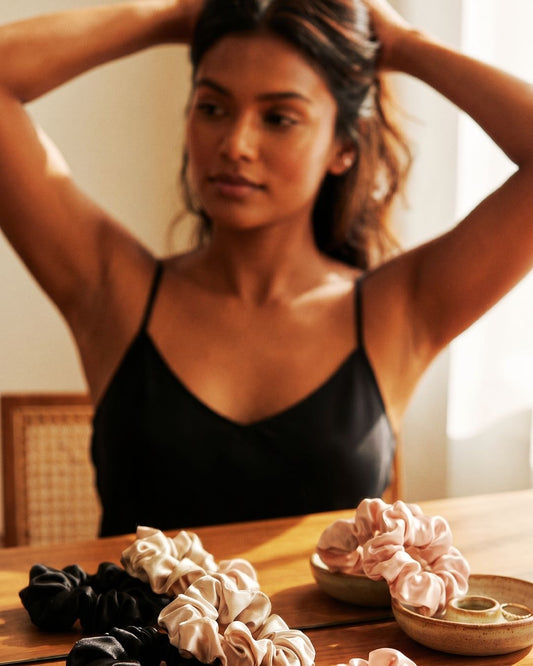 Kitsch Satin Sleep Scrunchies — 5pc Set