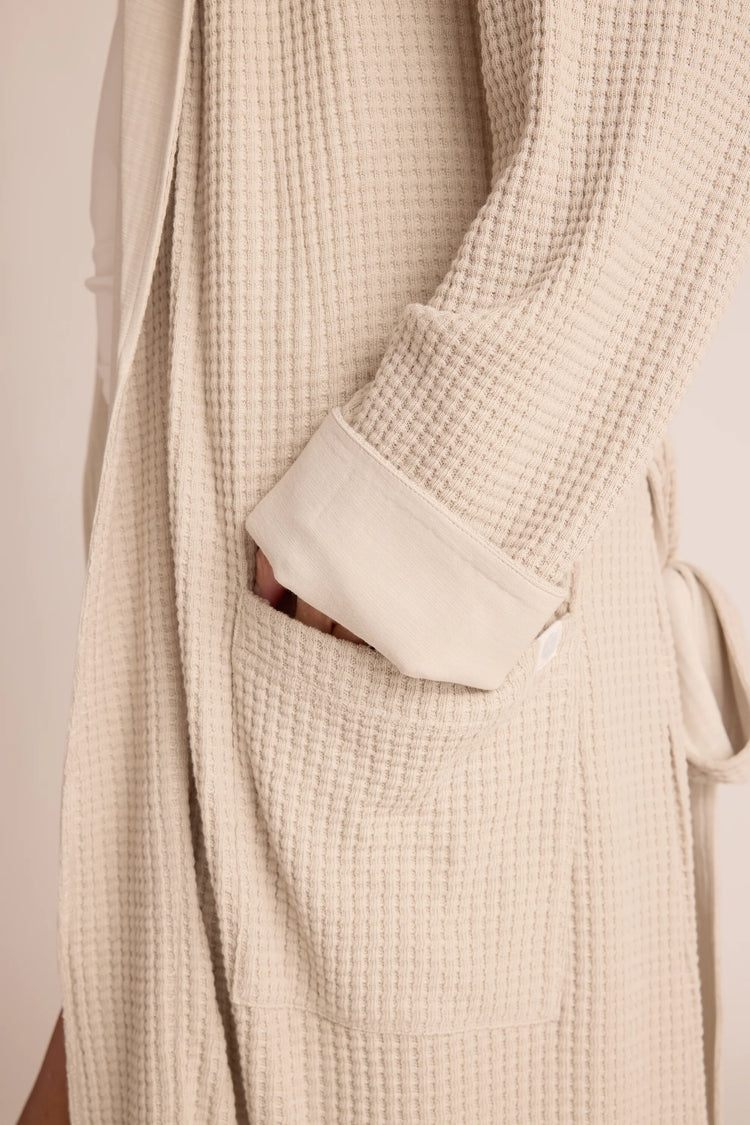 Waffle Robe — Cotton/Bamboo Blend