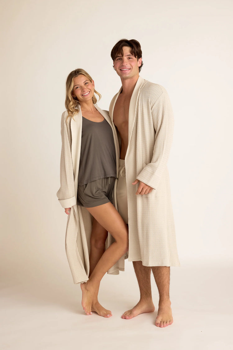 Waffle Robe — Cotton/Bamboo Blend