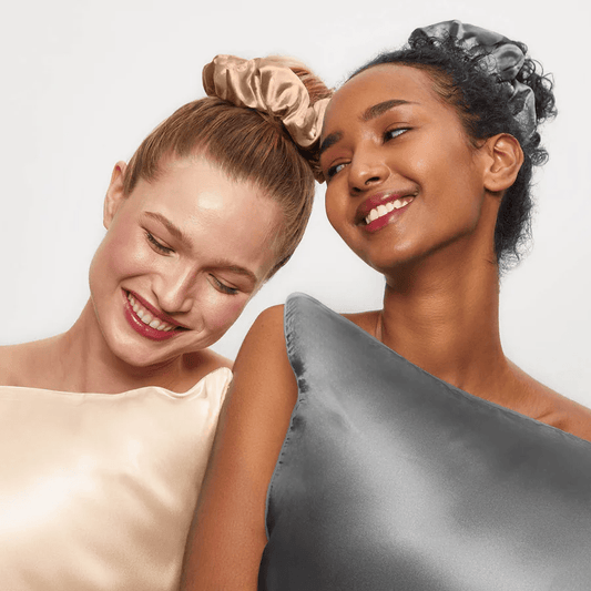 Kitsch Satin Pillow Scrunchies — 2pc Set
